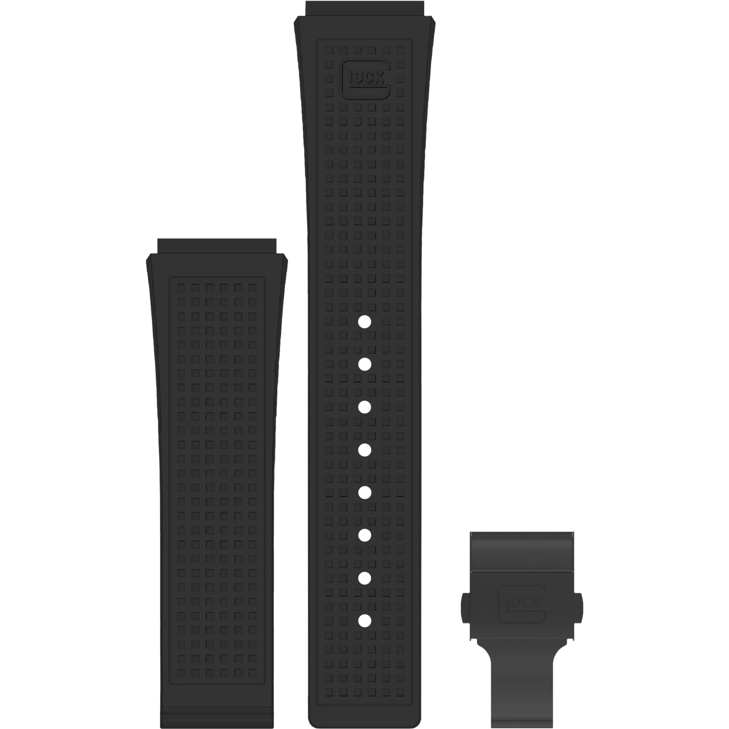 GLOCK - Interchangeable Silicone Strap | GB-PU-BLKRTF-BC
