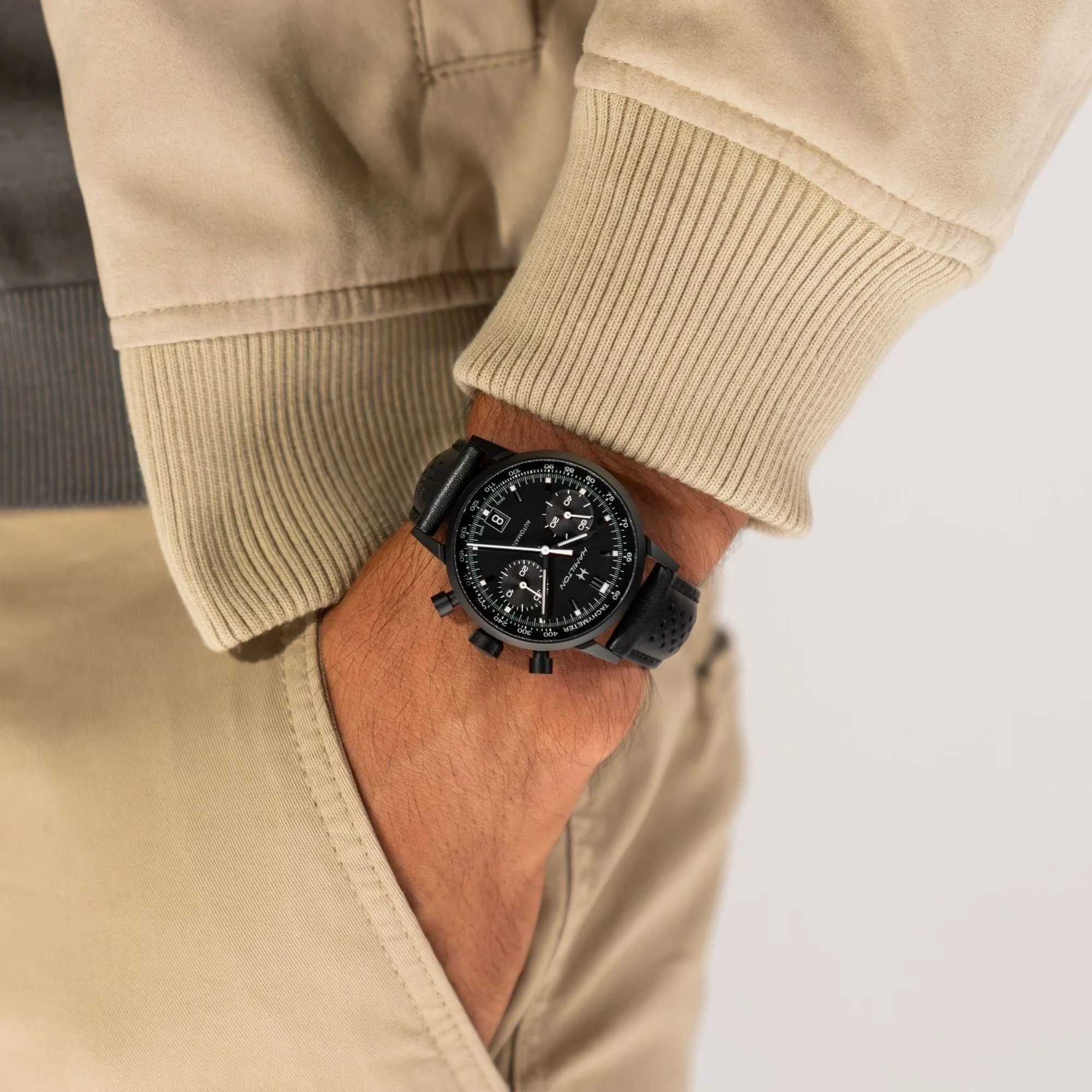 HAMILTON - American Classic Intra-Matic Auto Chrono | H38446730 - Image 5