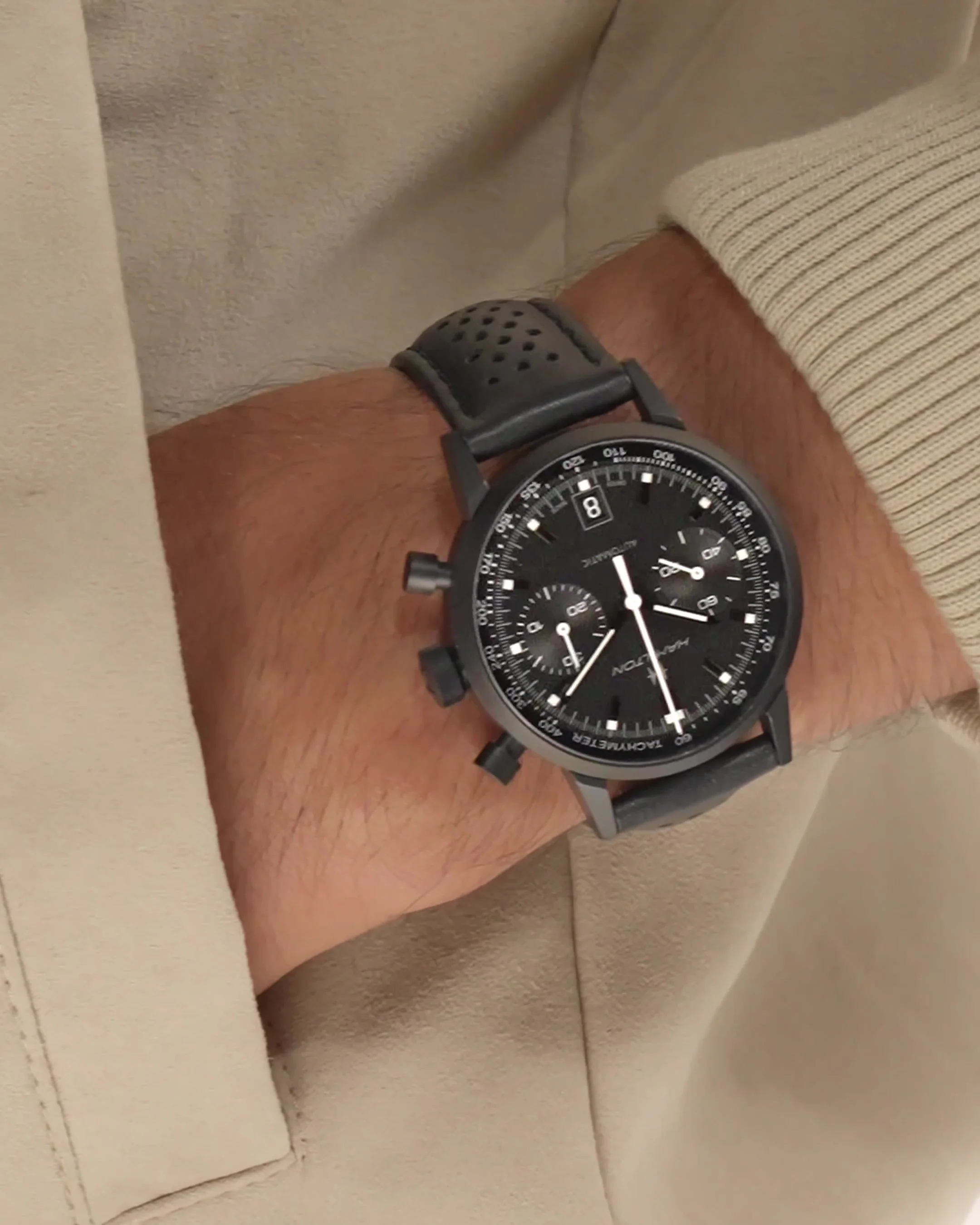 HAMILTON - American Classic Intra-Matic Auto Chrono | H38446730 - Image 6