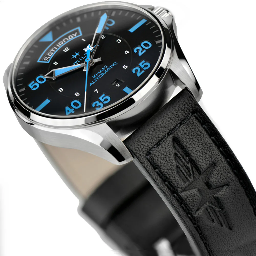 HAMILTON - Khaki Aviation Air Zermatt Day-Date Auto | H64625731 - Image 4