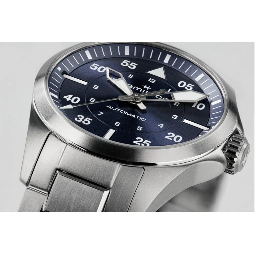 HAMILTON - Khaki Aviation Pilot Auto | H76215140 - Image 4