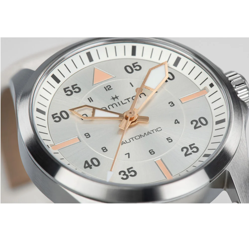 HAMILTON - Khaki Aviation Pilot Auto | H76215850 - Image 4