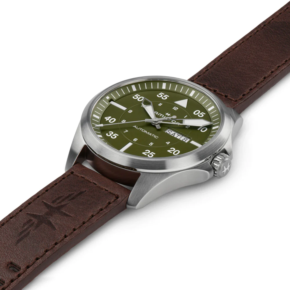 HAMILTON - Khaki Aviation Pilot Day-Date Auto | H64635560 - Image 3