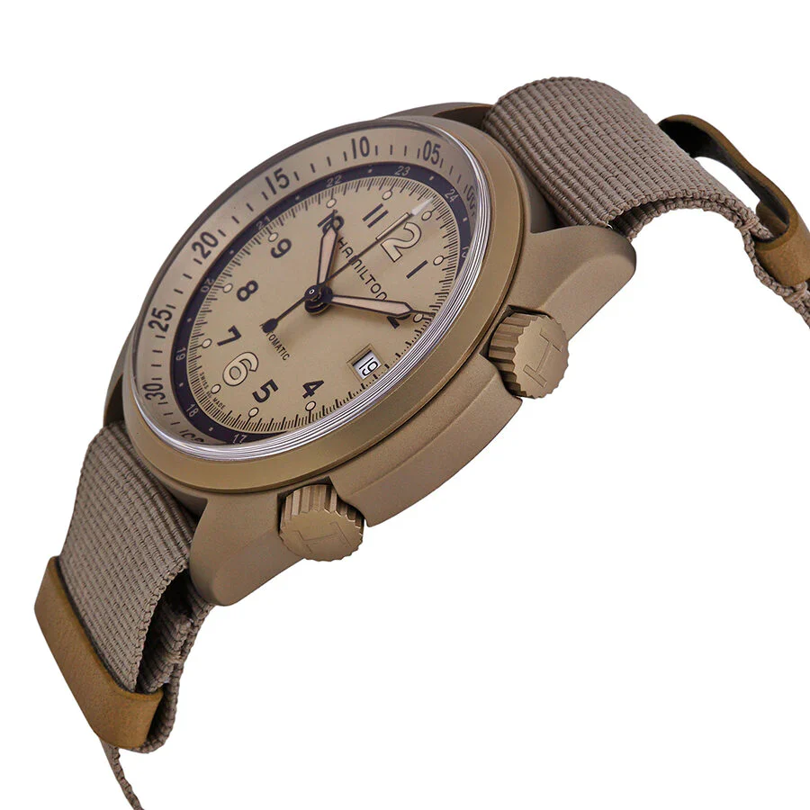 HAMILTON - Khaki Aviation Pilot Pioneer Aluminum | H80435895 - Image 2