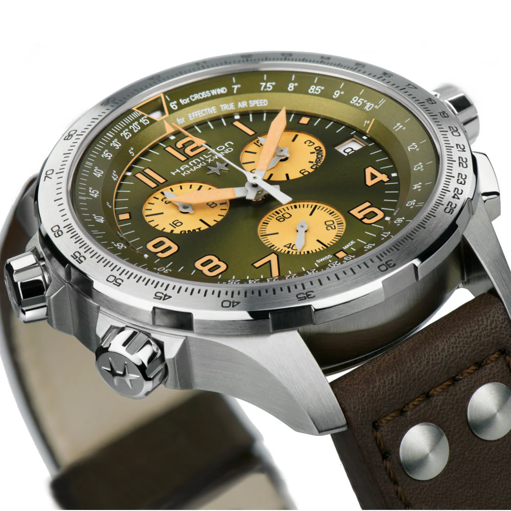 HAMILTON - Khaki Aviation X-Wind GMT Chrono Quartz | H77932560 - Image 2