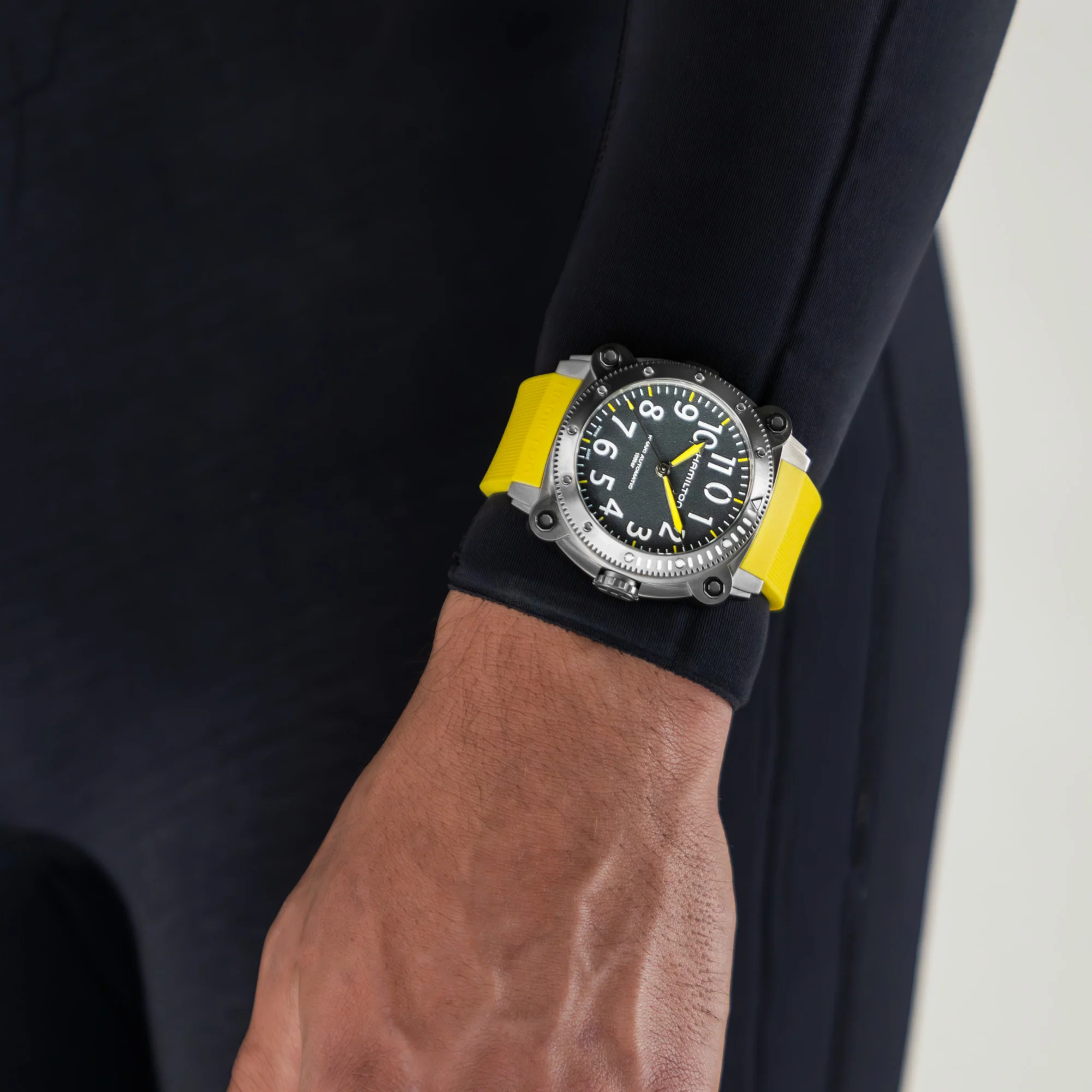HAMILTON - Khaki Navy Below0 Titanium Auto | H78535380 - Image 6