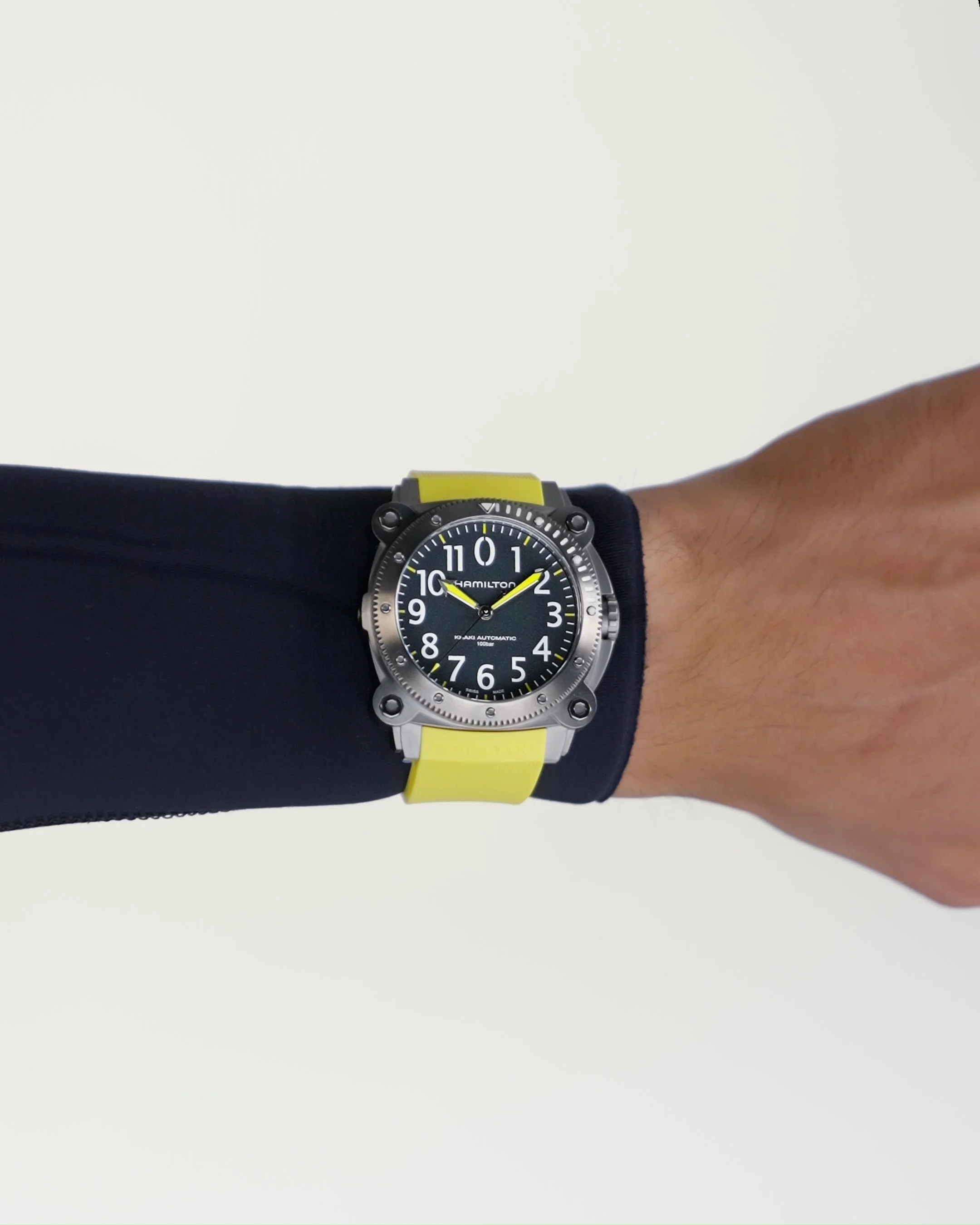 HAMILTON - Khaki Navy Below0 Titanium Auto | H78535380 - Image 7
