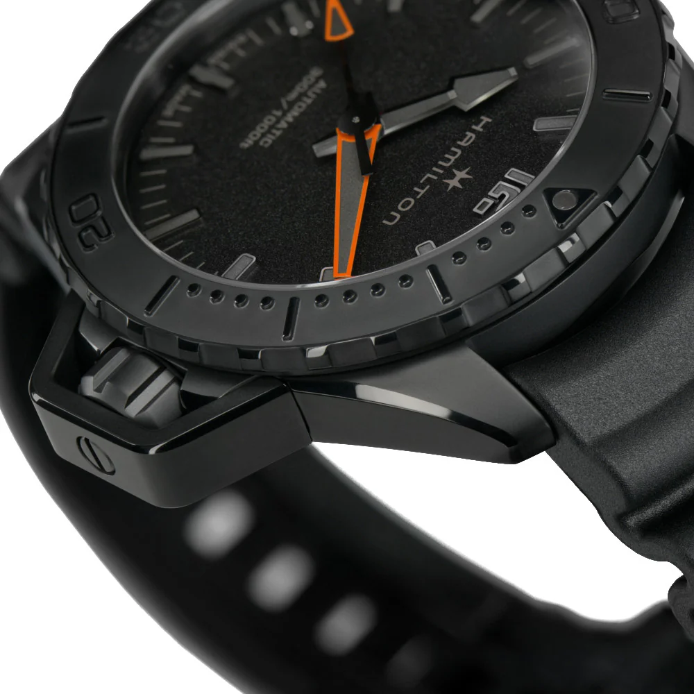 HAMILTON - Khaki Navy Frogman Auto | H77845330 - Image 4