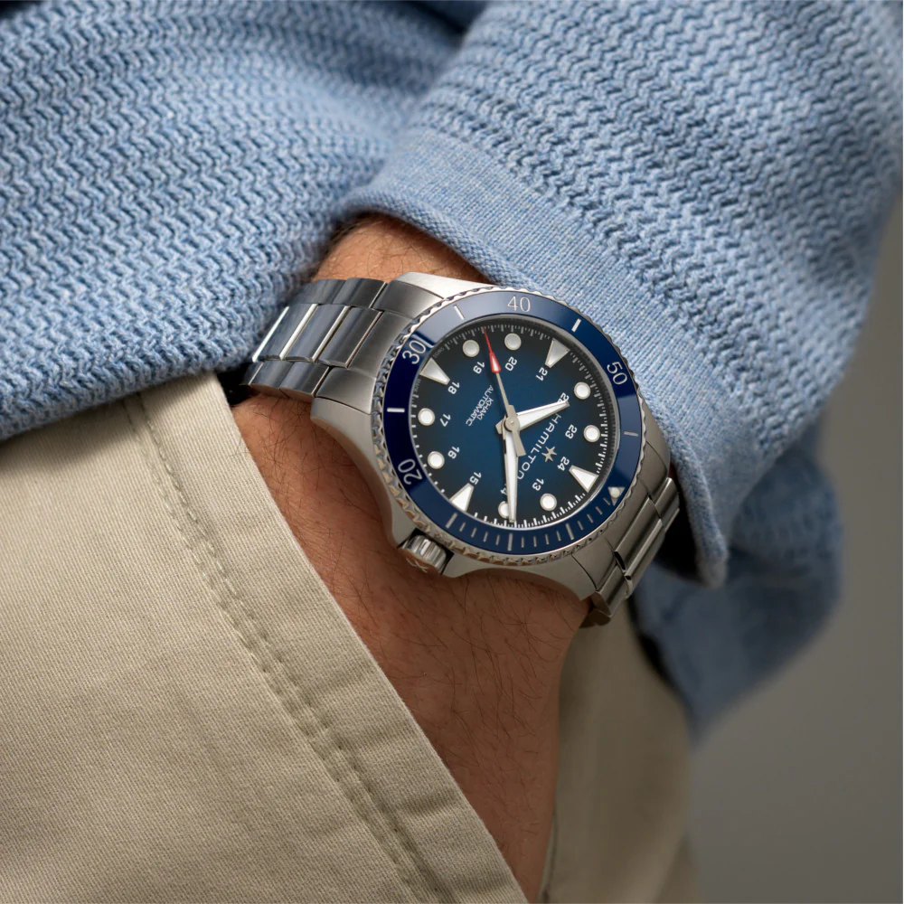 HAMILTON - Khaki Navy Scuba Auto | H82505140 - Image 4