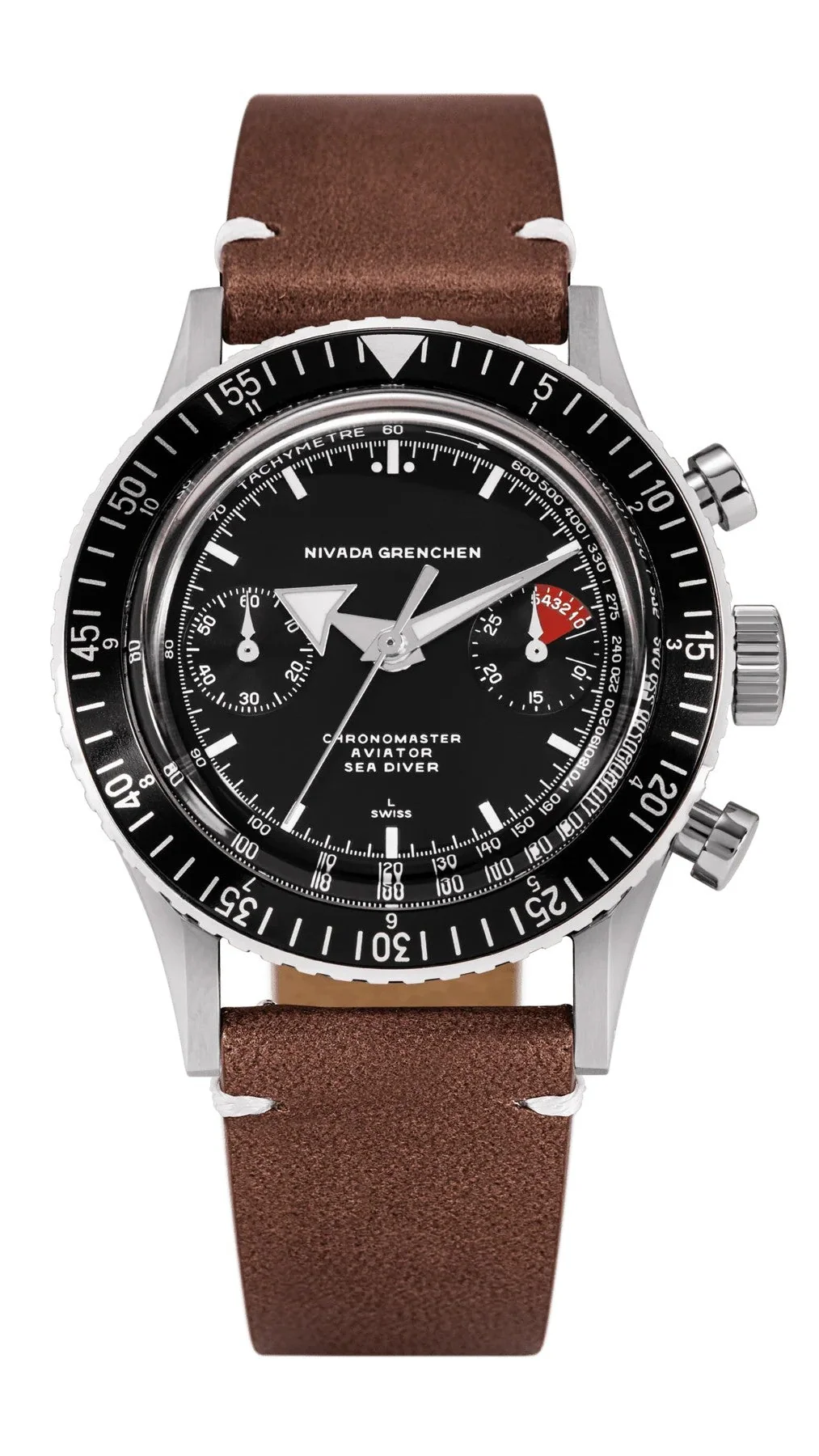 NIVADA GRENCHEN - Chronomaster BroadArrow Inter-bezel | 86009WM02LC