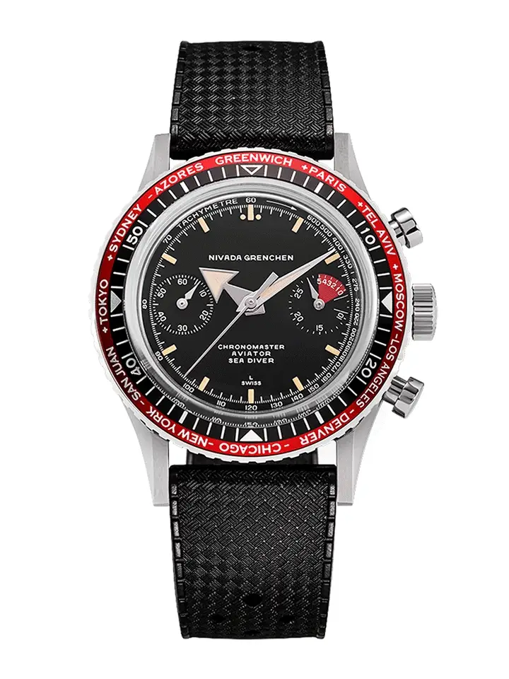 NIVADA GRENCHEN - Chronomaster BroadArrow Inter-bezel | 86056M01LC - Image 2