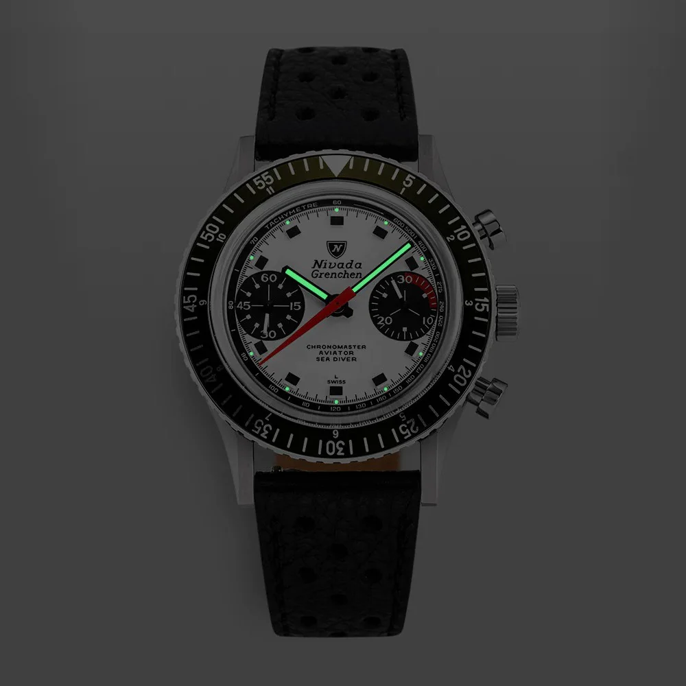 NIVADA GRENCHEN - Chronomaster Panda Inter-bezel | 86054M01LC - Image 4