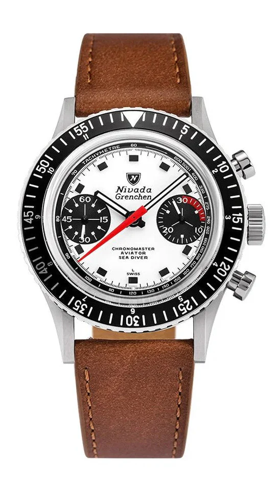 NIVADA GRENCHEN - Chronomaster Panda Inter-bezel | 86054M17LC - Image 2