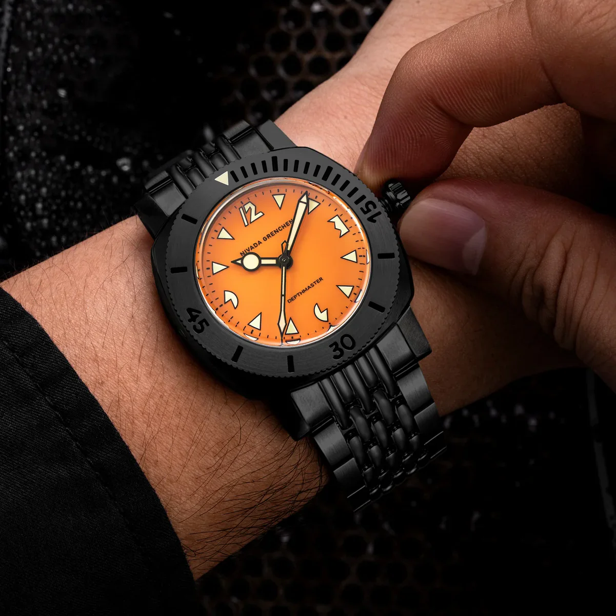 NIVADA GRENCHEN - Depthmaster Black Pumpkin | 14131A01 - Image 6