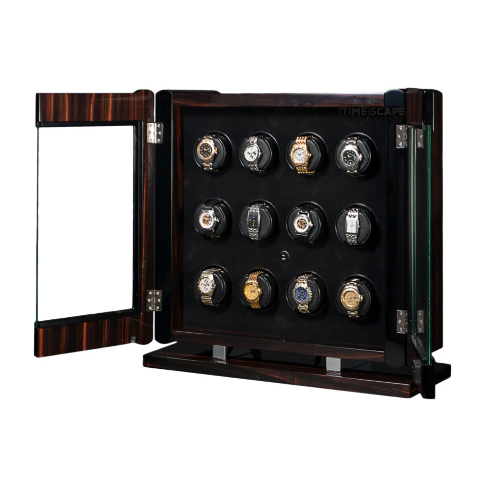 Orbita - Avanti 12 Watch Winder | Macassar/Carbon - Image 2