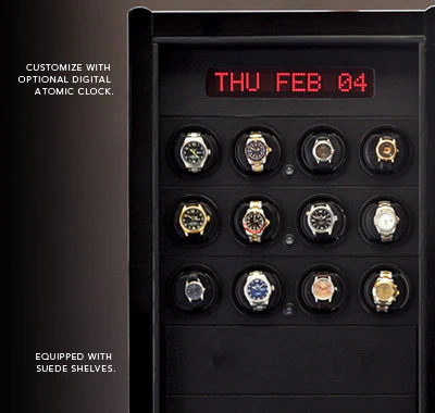 Orbita - Avanti 24 Watch Winder | Macassar/Carbon - Image 5