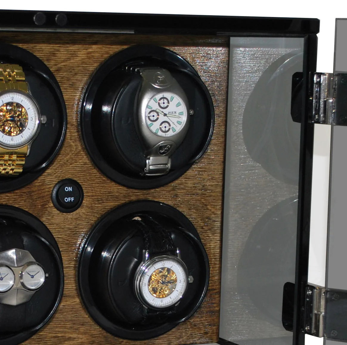 Orbita - Milano 6 Watch Winder | Walnut Wood - Image 3