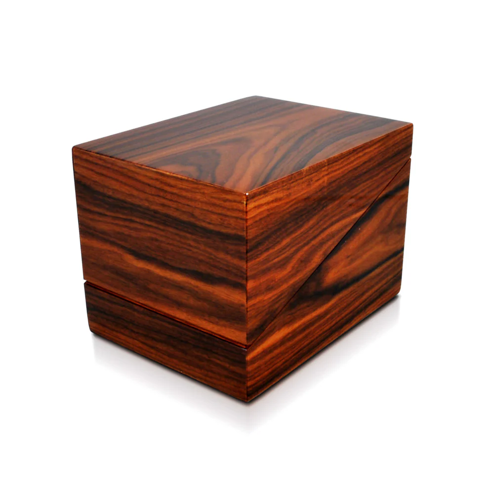 Orbita - Sparta 1 Deluxe Single Watch Winder | Teakwood - Image 3
