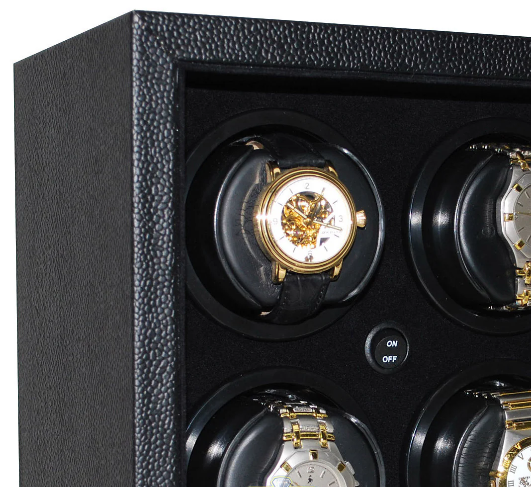 ORBITA - InSafe 6 Watch Winder | Cream Leatherette - Image 4