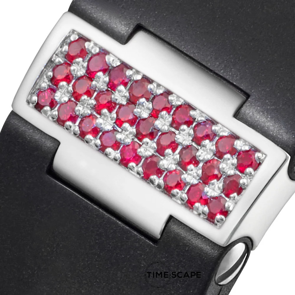 Ruby & Sterling Silver | Watch Strap Insert - Image 2