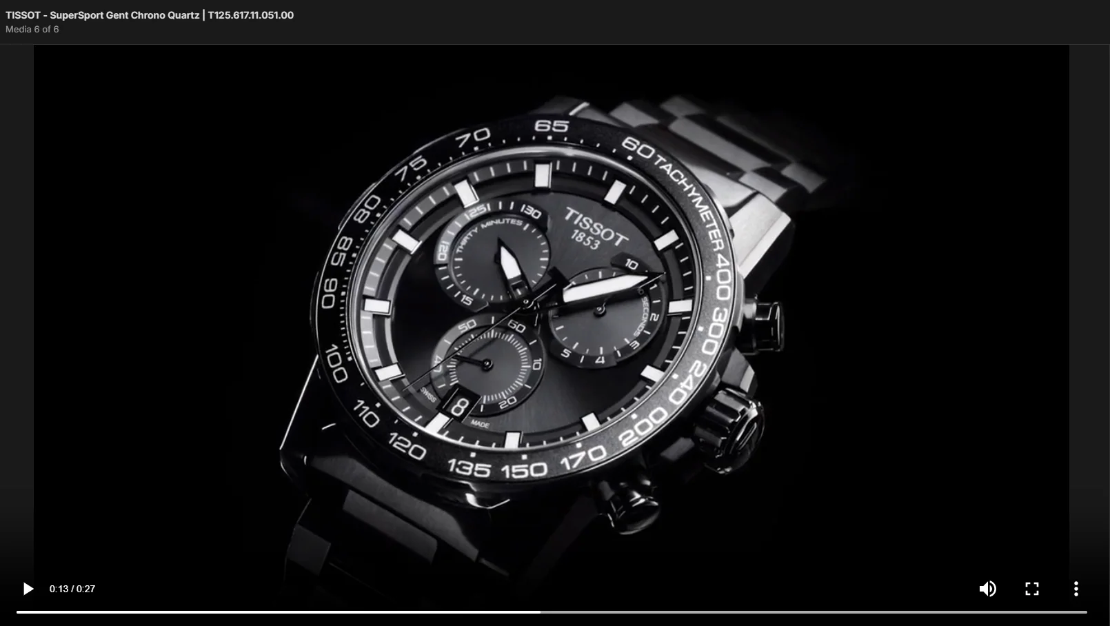 TISSOT - SuperSport Chrono Quartz | T125.617.17.051.03 - Image 5
