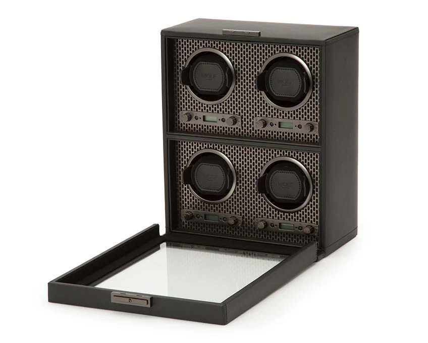 Wolf - Axis 4-Unit Watch Winder | 469503 - Image 2